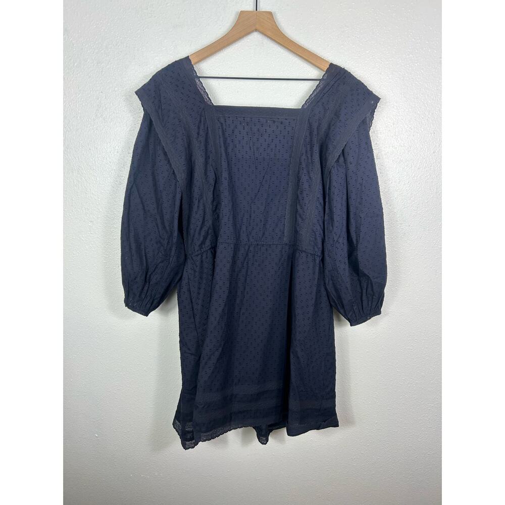 Christy Dawn The Anne Dress Black Anthracite Sz Large Cottagecore Praire Peasant - Picture 9 of 10
